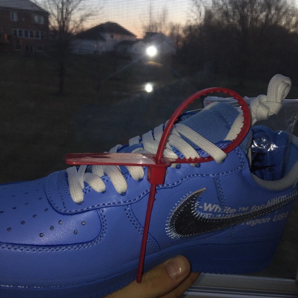 Nike off white Air Force 1 mca blue main image 4